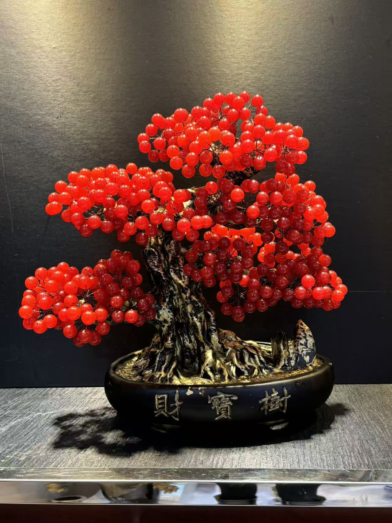 乾易阁吉祥物天然黄水晶摆件 红玉髓摆件